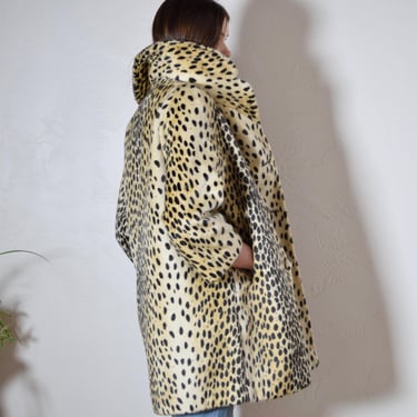 Faux Fur Jacket 90s Snow Leopard Fake Fur | Shop Exile