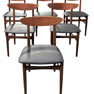 6 Teak Dining Chairs by E. W. Bach for Skovby - 072306