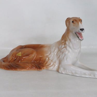 Royal Dux Porcelain Borzoi Hound Dog Czech Republic Figurine 2807B