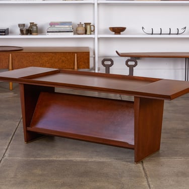 Coffee Table with Display Shelf by Edward Wormley for Dunbar 