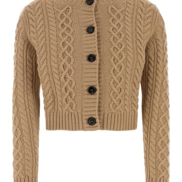 Weekend Max Mara Woman Camel Wool Afoso Cardigan