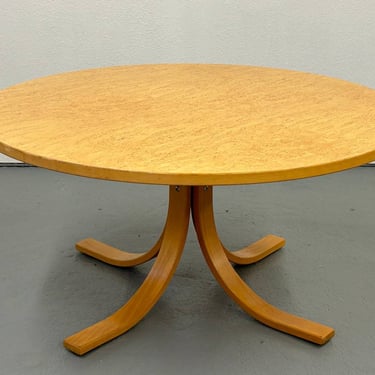 Burl Top Coffee Table