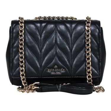 Kate Spade - Black Quilted Leather Crossbody Bag