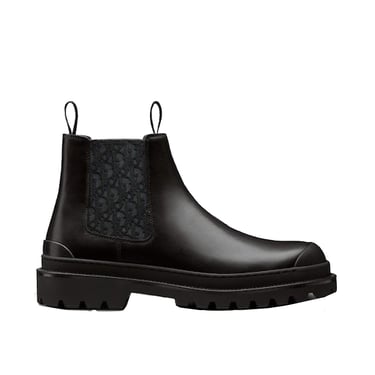 Dior Leather Chelsea Boots Men