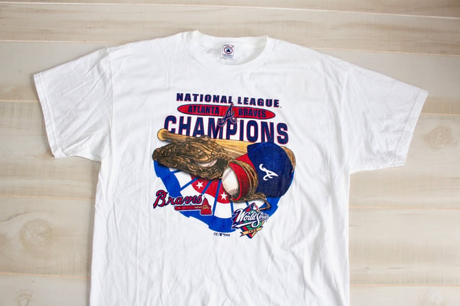 80s Atlanta Braves Champion T-Shirt