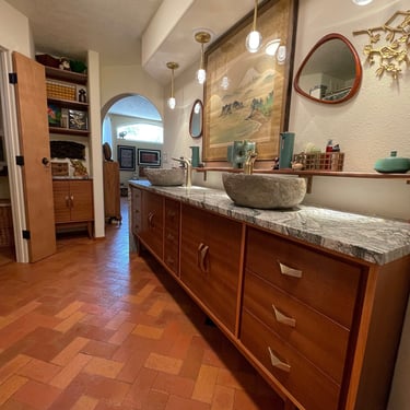 Bathroom Vanity - NEW Mahogany 96