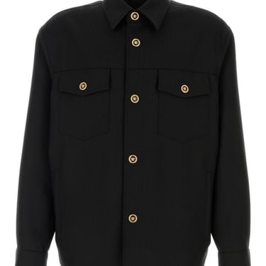 Versace Men Black Wool Jacket