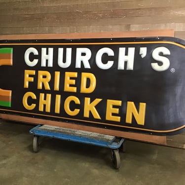 Vintage Church’s Chicken Sign (Tacoma)