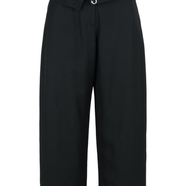 Jw Anderson Black Viscose Trousers Women