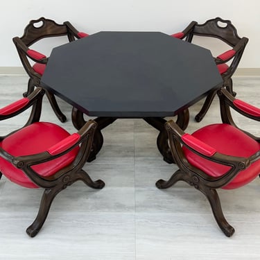 Drexel Esperanto Mid-Century Dining Table W/4-Chairs ~ Great 1970's Decor (SHIPPING NOT FREE) 