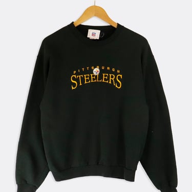 Vintage NFL Pittsburgh Steelers Embroidered Sweatshirt Sz M