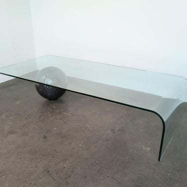 Bent Glass Waterfall Coffee Table by Cattelan Italia 
