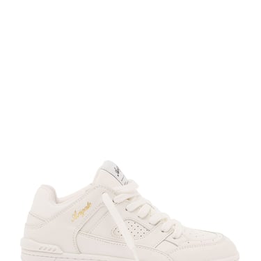 Axel Arigato Women 'Area Lo' White Sneakers With Embossed Logo In Leather Blend Woman