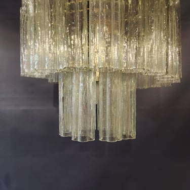 Suspension Chandelier with Tronchi Crystals 20" x 16"