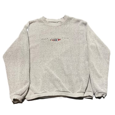 (L) Pepper Grey Salt Lake City Crewneck Sweater 071722 AZ