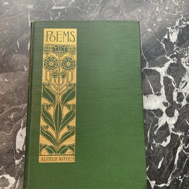 Antique Book Alfred Noyes Poems 1909 