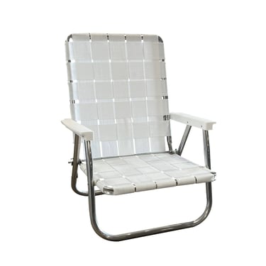 Bright White Low Riding Chair-FESTIVAL SEASON IS HERE!