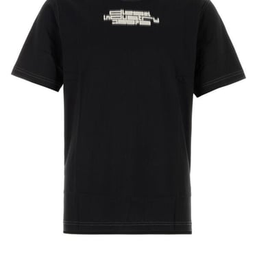 Diesel Men Black Cotton T-Just T-Shirt