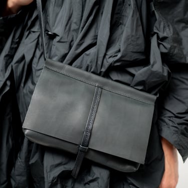 Black Leather Boho Bag