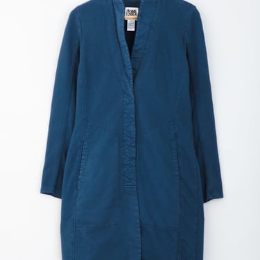 Subtext Jacket in Blue Suede