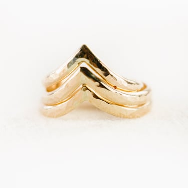 Gold Chevron Stacking Ring, chevron ring, stacking ring, stacking gold ring, knuckle ring, stackable, gold filled, gold knuckle ring, hawaii 