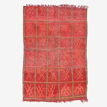 Tafoukt Vintage Moroccan Rug | 3'5" x 5'