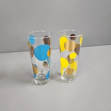 Set of 2 Russel Wright Eclipse Highball Tumbler Drinking Glasses 