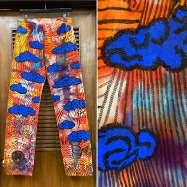 Vintage 1980’s Levi’s 501 Artwork Jeans, 80’s Denim, 80’s Graffiti, 80’s 501, 80’s Jeans, Hand Painted, Vintage Clothing 