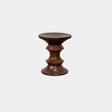 Eames Walnut Turned Shape A Stool