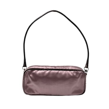 Prada Pink + Snakeskin Mini Shoulder Bag