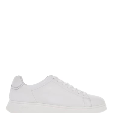 Boss Men's Sneakers Bulton_Runn_Gr White Leather With Rubber Sole Men