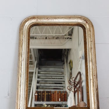 antique french louis philippe gold mirror