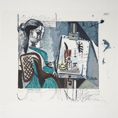 Femme Dans l'Atelier,  Pablo Picasso (After), Marina Picasso Estate Lithograph Collection 