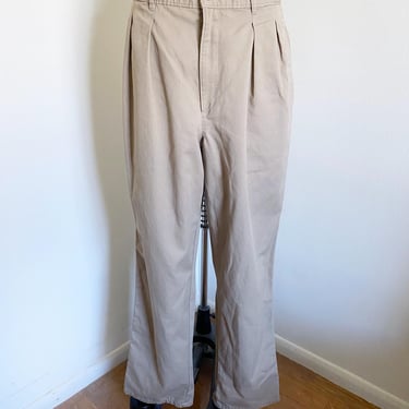 Vintage 90's Mens Abercrombie & Fitch Trousers, Made in the USA, Cotton, 32