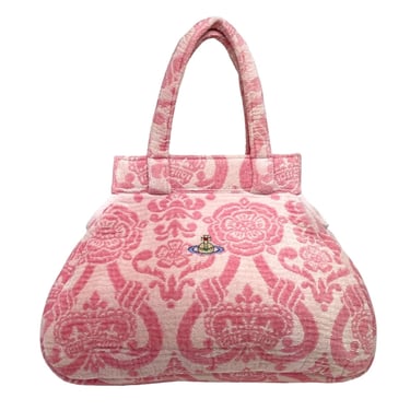 Vivienne Westwood Pink Terrycloth Shoulder Bag