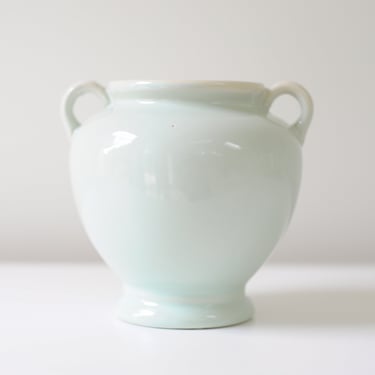 Vintage Creamy Mint Vase 