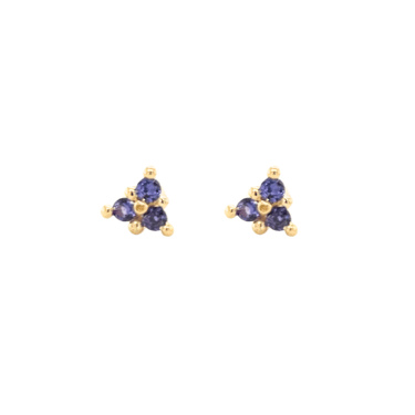 Ditta Studs - Purple