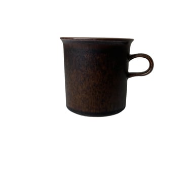 Arabia Finland Ruska Brown Pottery Mug 