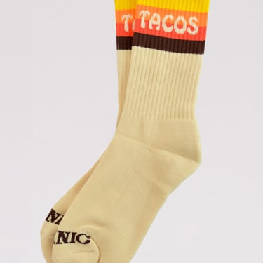 Tacos Striped Crew Socks, Unisex Taco Socks, Funny Socks, Cool Socks, Mens Socks, Fun Socks Women, Crazy Socks, Funky Socks, Best Taco Gifts 