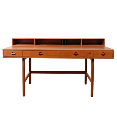 Lovig Danish Modern Teak ‘Flip-Top’ Partner’s Desk