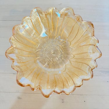 Indiana Glass Marigold Carnival Glass Bowl 