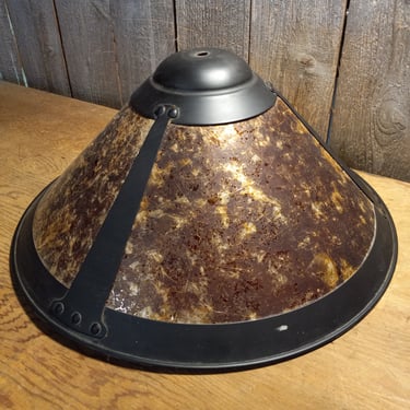 Faux Mica Lamp Shade, 16.625 x 7