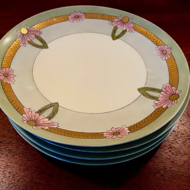 Haviland Limoges Art Deco Luncheon Plates 