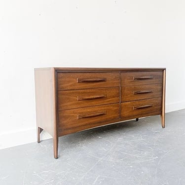 Free Shipping Within US - Vintage Mid Century Modern Dresser Cabinet Storage Drawers 