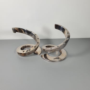 Pair of Danish Modern Taper Candle Holders 