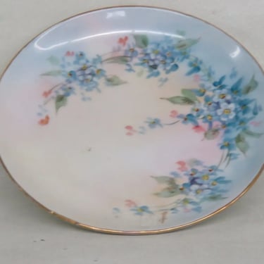 Hutschenreuther Bavaria Favorite Porcelain Forget Me Nots Small Plate 3324B