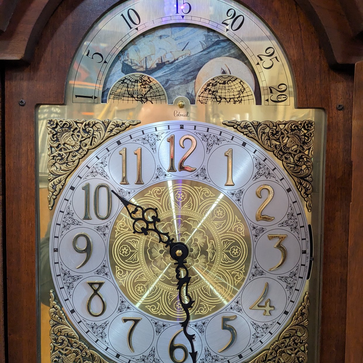 Vintage 1986 Colonial Grandfather Clock | Earthwise Architectual ...