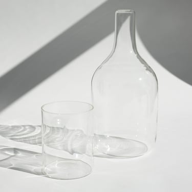 Levels Glass Carafe in Clear