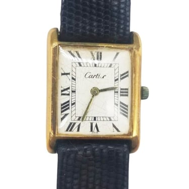 Vintage Cartier 18K Gold Wristwatch 