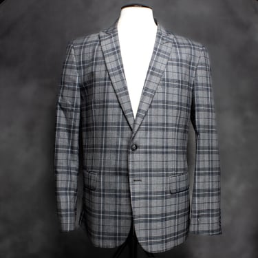 John Varvatos Star USA Bleeker Sport Coat | Two Button Suit Jacket  42R  Wool Blend 